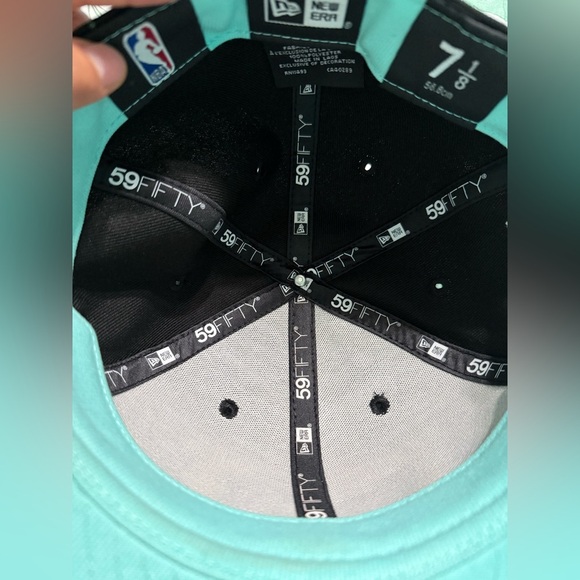 Charlotte Hornets New Era 59FIFTY Hat 2022 City Edition Fitted Size 7 1/8 - Picture 6 of 8